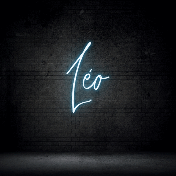neon led sur mesure prenom Léo - neonslumineux.fr