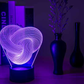 Lampe de Nuit 3D LED Abstraite Torsadée à Toucher -  - 2