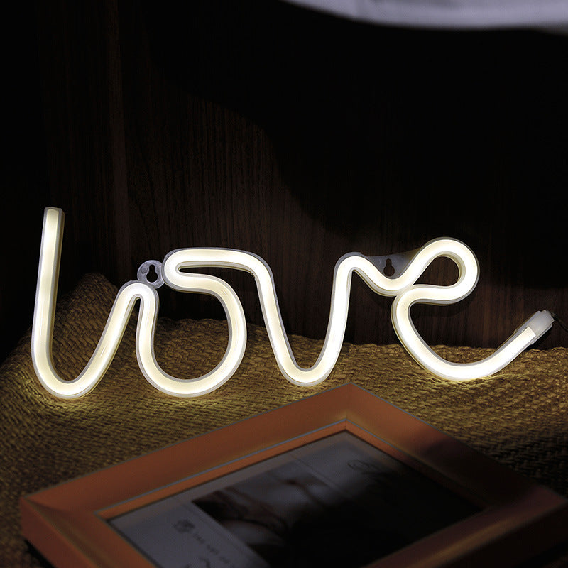 Enseigne LED Néon "Love" - Lumière d'Intérieur Colorée -  - 1