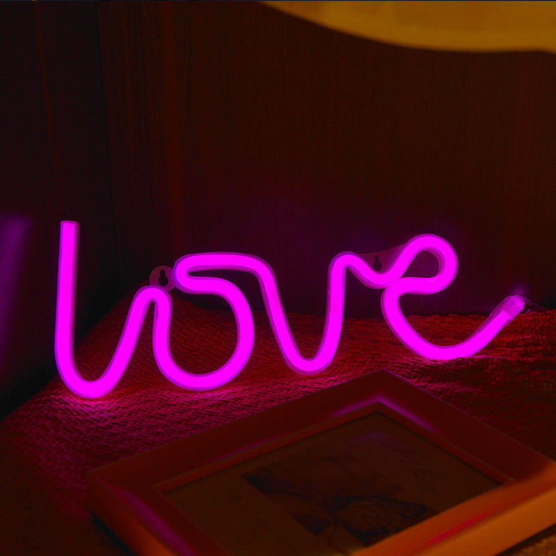 Enseigne LED Néon "Love" - Lumière d'Intérieur Colorée -  - 2