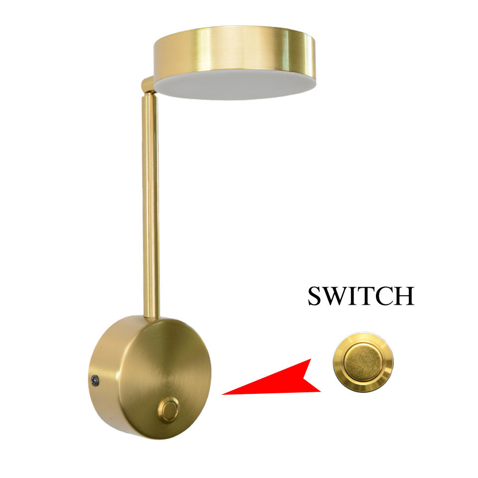 Lampe de Chevet Murale avec Interrupteur Rotatif - Décoration Élégante et Fonctionnelle -  - 2
