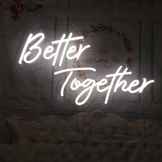 Néon "Better Together" - Symbolisez l'Union et la Complicité - NeonMagic✨