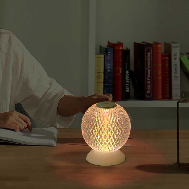 Lampe de Chevet LED Cristal Acrylique Tactile RGB - NeonMagic✨ néons sur mesure