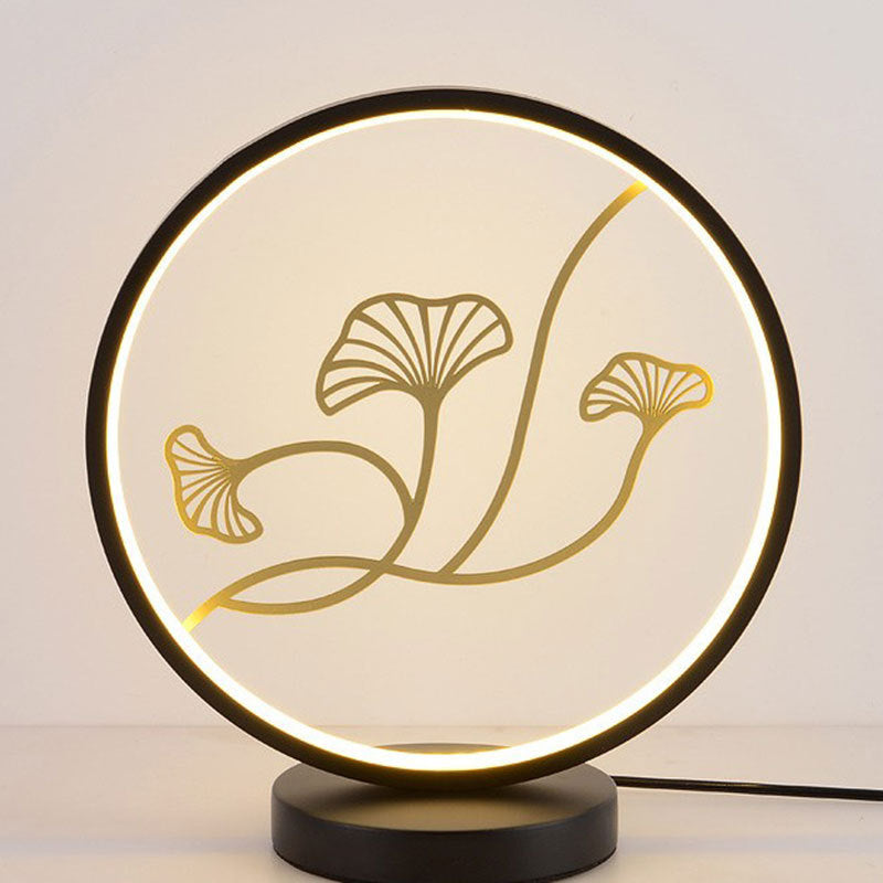 Lampe de Table en Céramique - Éclairage LED avec Motifs Traditionnels -  - 6