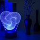 Lampe de Nuit 3D LED Abstraite Torsadée à Toucher -  - 5