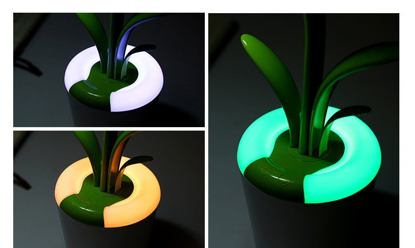 Lampe de Chevet LED USB - Design Floral Coloré - NeonMagic✨ néons sur mesure