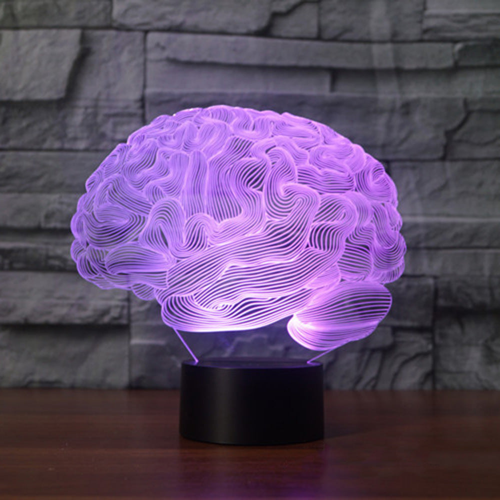 Lampe LED Cerveau Multicolore avec Télécommandée - NeonMagic✨ néons sur mesure