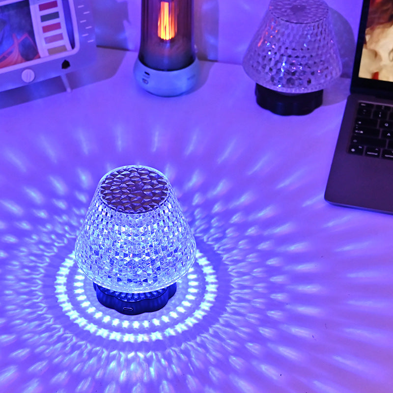 Lampe de Table Cristal Diamant avec Capteur Tactile -  - 3