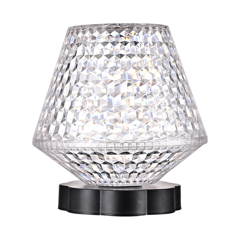 Lampe de Table Cristal Diamant avec Capteur Tactile -  - 7