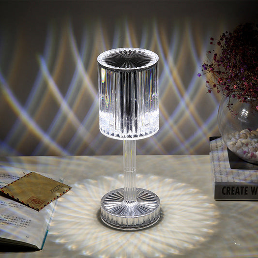 Lampe de Table Romantique en Cristal - Éclairage LED Chaleureux -  - 3