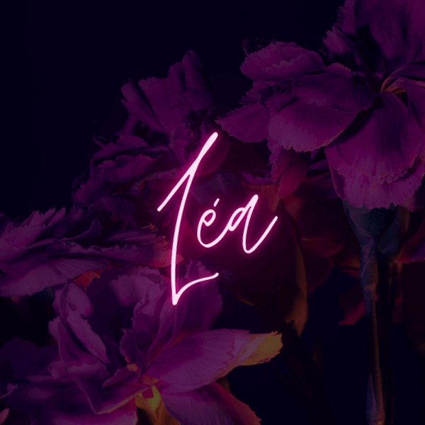 neon sur mesure prenom Lea - neonslumineux.fr