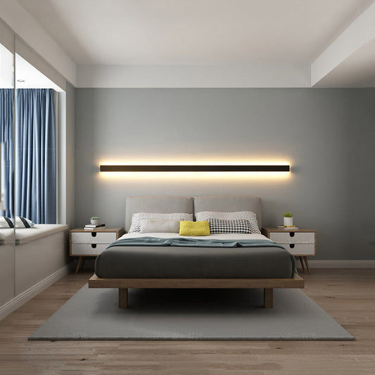Barre Lumineuse LED Murale Minimaliste - Éclairage Élégant pour Chambre Moderne -  - 1