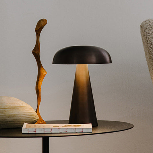 Lampe de Table Champignon LED – Tactile et Dimmable, Rechargeable -  - 1
