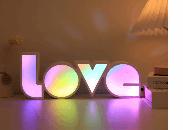 Lampe personnalisée LED sur mesure 'Love'- Ajoutez une touche d'amour - NeonMagic✨