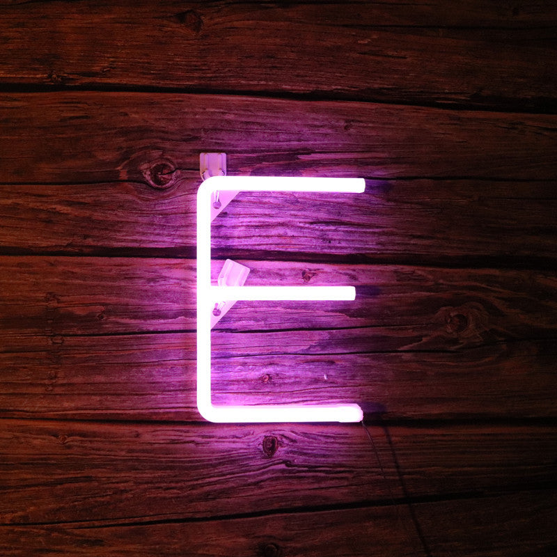 Led Purple Letter Neon Shape Christmas Decoration - NeonMagic✨ néons sur mesure