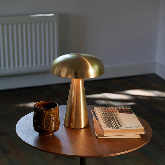 Lampe de Table Champignon LED – Tactile et Dimmable, Rechargeable -  - 3