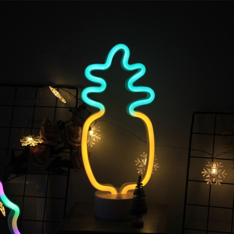 Lampe LED Créative Formes Variées – Arc-en-ciel, Cactus -  - 5