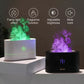 Lampe Diffuseur Effet Flamme Ultrasonique avec Lumière LED RGB -  - 3