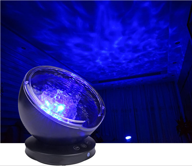 Projecteur Océan LED avec Télécommande et Haut-Parleur -  - 9