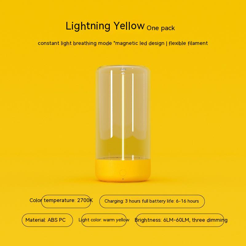 Lampe LED Rechargeable Portable - Lumière d'Atmosphère Créative -  - 8