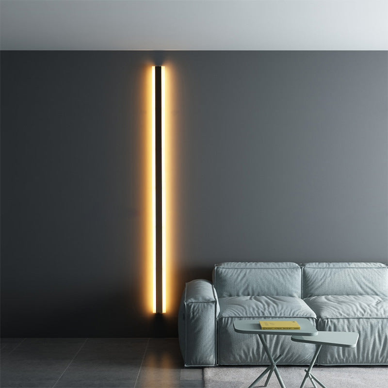 Barre Lumineuse LED Murale Minimaliste - Éclairage Élégant pour Chambre Moderne -  - 2