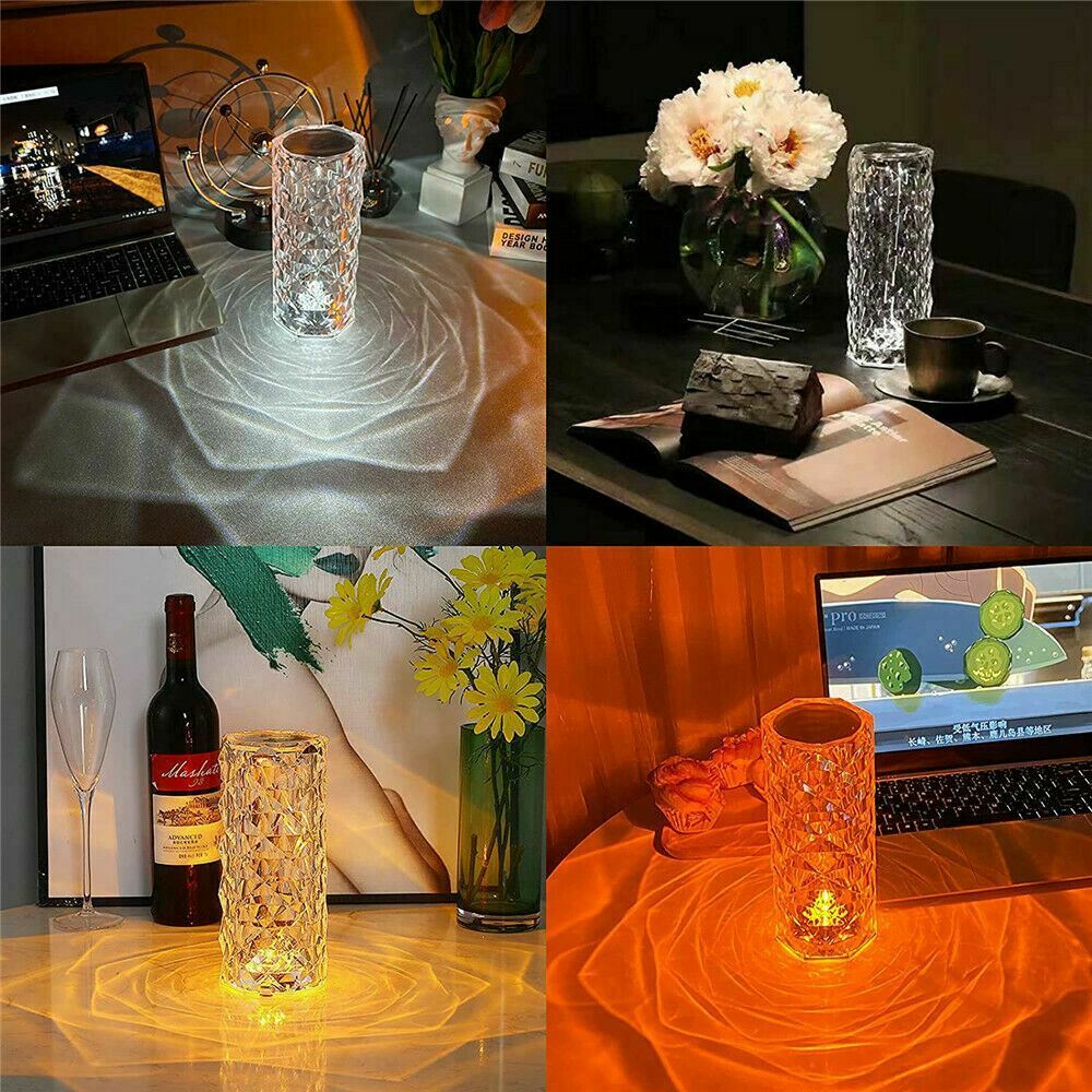 Lampe de Table en Cristal LED avec Télécommande -  - 4