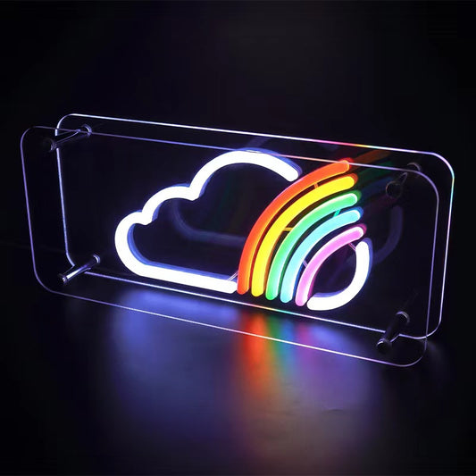 Néon "Cloud Rainbow" – Horizon Lumineux et Coloré - NeonMagic✨ néons sur mesure