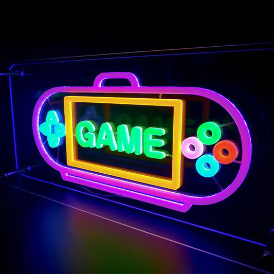 Néon "Game Console Finger Keys" – Commandes Lumineuses pour Gamers - NeonMagic✨ néons sur mesure