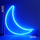 Néon LED Lumineux Demi-Lune - NeonMagic✨ néons sur mesure