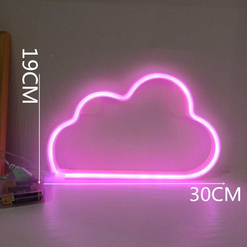 Néon LED chambre - nuage - NeonMagic✨ néons sur mesure