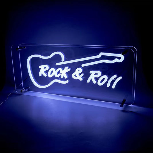 Néon "Rock & Roll" – Rhythme Endiablé en Lumière - NeonMagic✨ néons sur mesure