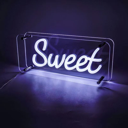 Néon "Sweet" – Douceur Sucrée en Lumière - NeonMagic✨ néons sur mesure