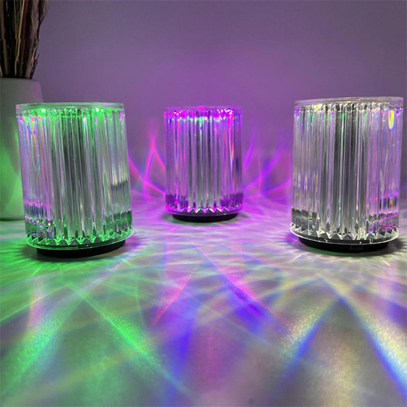 Lampe de Table Cristal Atmosphérique - Petite Lampe de Nuit Créative LED -  - 6