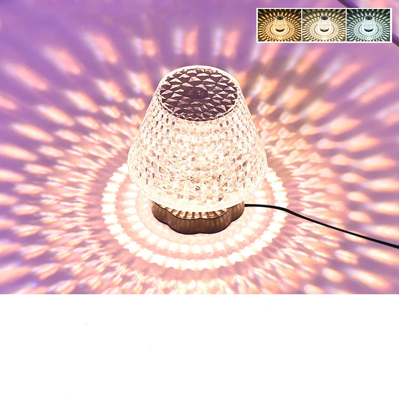 Lampe de Table Cristal Diamant avec Capteur Tactile -  - 10