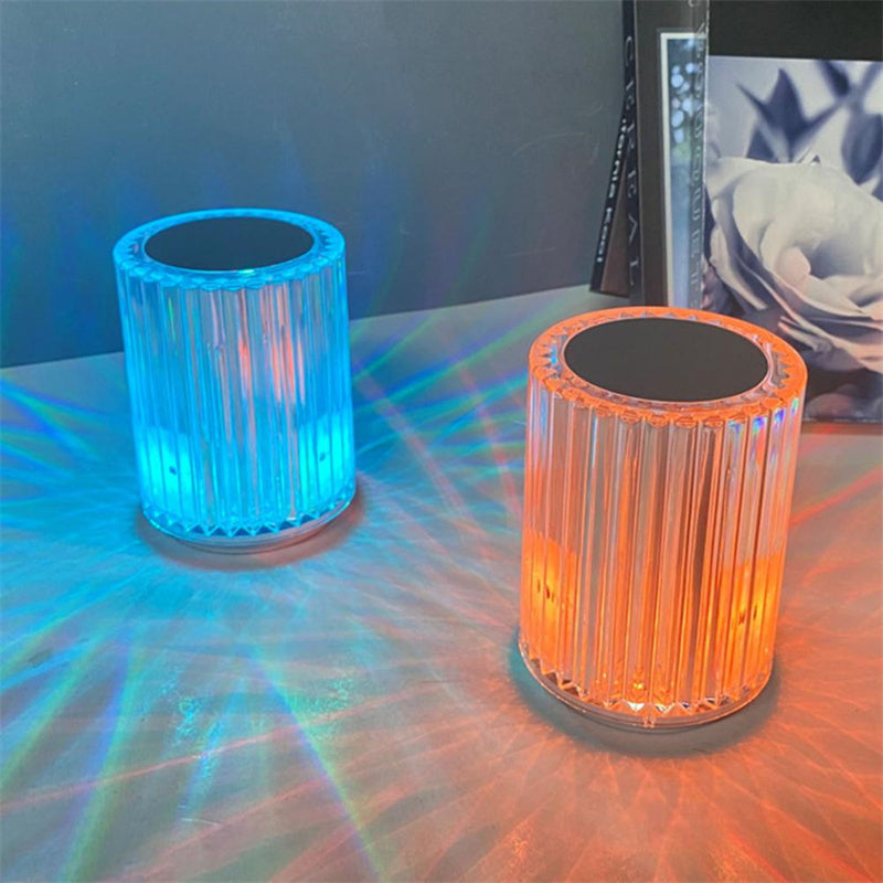 Lampe de Table Cristal Atmosphérique - Petite Lampe de Nuit Créative LED -  - 5