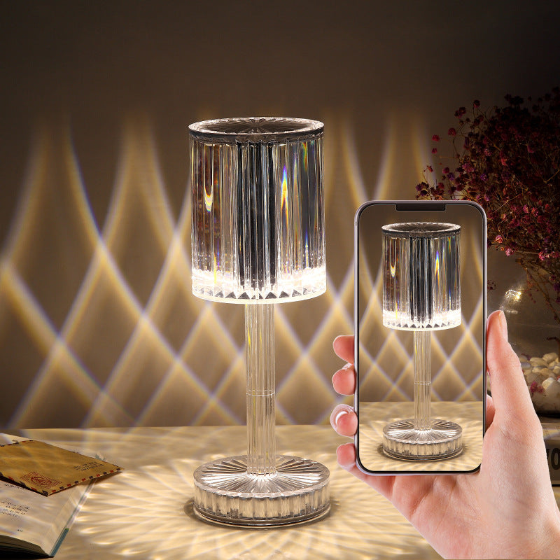 Lampe de Table Romantique en Cristal - Éclairage LED Chaleureux -  - 4