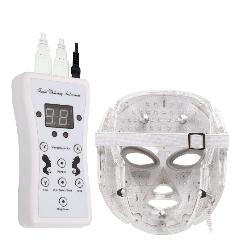 Masque Professionnel de Thérapie par LED, Traitement Anti-acné et Beauté du Visage et du Cou -  - 4