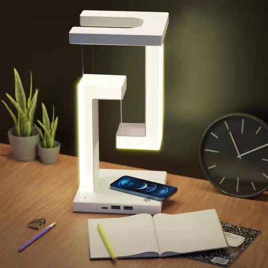Lampe de Table à Suspension et Charge sans Fil pour Smartphone -  - 1