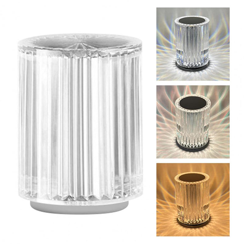 Lampe de Table Cristal Atmosphérique - Petite Lampe de Nuit Créative LED -  - 3
