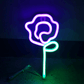 Néon LED chambre rose romantique