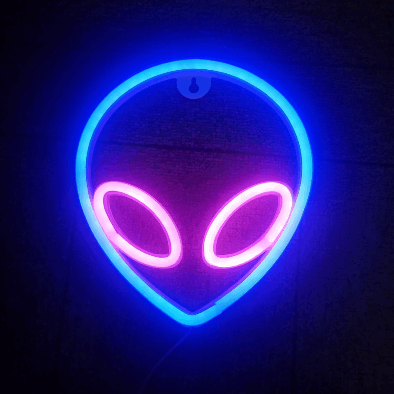 Néon LED chambre - Alien