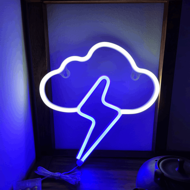 Lampe LED néon suspendue créative en forme de nuage - NeonMagic✨