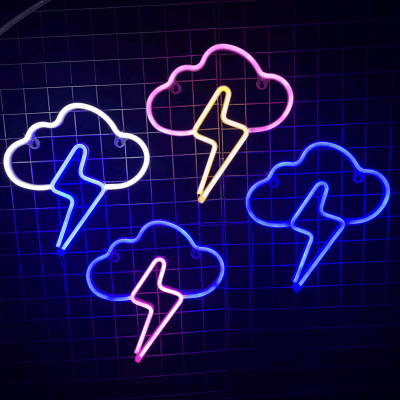 Lampe LED néon suspendue créative en forme de nuage - NeonMagic✨