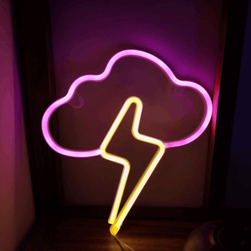 Lampe LED néon suspendue créative en forme de nuage - NeonMagic✨