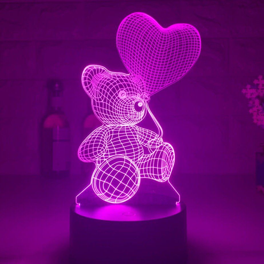 Lampe intelligente Néon LED Love Bear - Créez une ambiance créative et romantique - NeonMagic✨