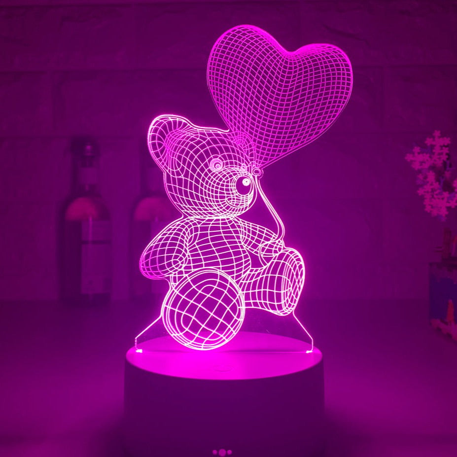 Lampe intelligente Néon LED Love Bear - Créez une ambiance créative et romantique - NeonMagic✨