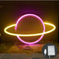 Néon planète LED pour décoration de chambre - NeonMagic✨ néons sur mesure
