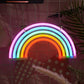 Lampe néon LED en forme d'arc-en-ciel - chambre enfant